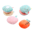 Cute Fruit Plush Toys Squeaky Chew Dog Toys Interactive Fruit Shape Catnip Toys For Dog And Cat